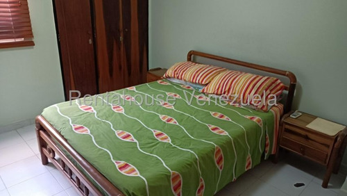 Apartamento En Venta En Los Mangos Valencia Mm Carabobo Amoblado, Equipado Pozo Y Planta