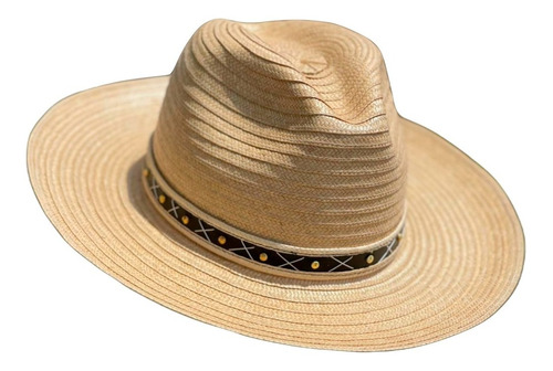 Sombrero Fino Crema Exclusivo Diseño Ala Corta