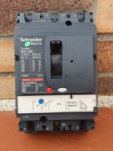 Breaker Schneider Nsx 100f