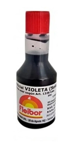 Colorante Liquido Violeta 30cc Fleibor X 1u