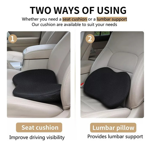 Para L Cojín Del Asiento Del Coche Para Altura Del Conductor
