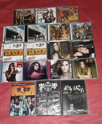 Cd Rbd Rebeldes-celestial 15 Cds 3 Dvds(originais)leia Desc
