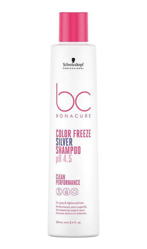 Shampoo Color Freeze Silver Ph 4.5 Bc 250 Ml