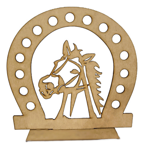 40 Centro De Mesa Vaqueros De 25 Cm Mdf Herradura Caballo 2