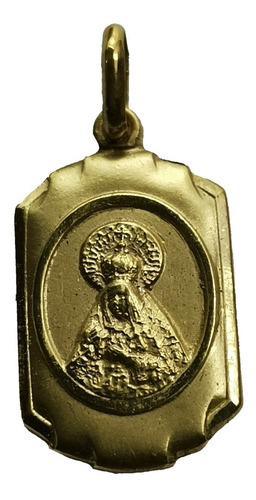 Medalla Oro 10k Virgen Macarena #1140 Bautizo Comunión 