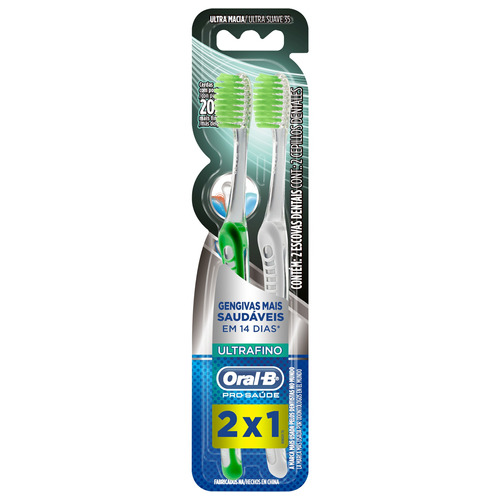 Cepillo Dental Oral B 2x1 Ultrafino 35 Su