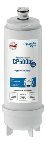 Refil Filtro Cp500br Rótulo Branco Planeta Água