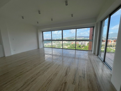 Vende Exclusivo Apartamento Con Terraza Y Vista Panorámica 360°, Urb. Colinas De Bello Monte, (sector Valle Arriba). Calle Cerrada Con Vigilancia, Edificio Boutique De Solo 3 Apartamentos, Privacidad.