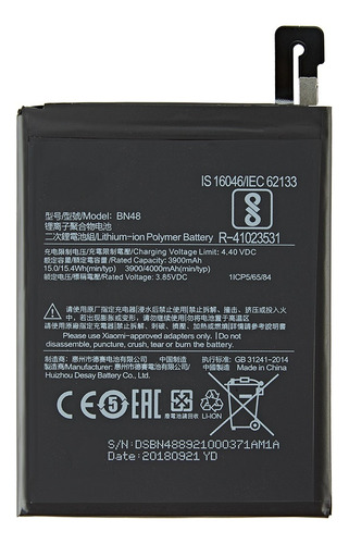 Batería Original Pila Para Teléfono Xiaomi Redmi Note 6 Pro