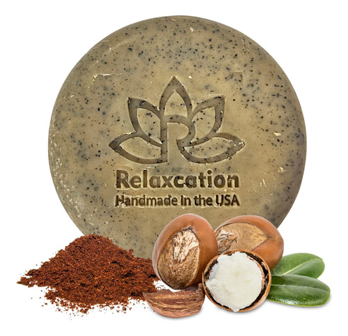 Exfoliante Relajante Para Café En Barra De Jabón Con Manteca