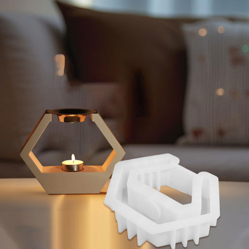 Modelo De Silicona, Modelo Para Hacer Molde Hexagonal