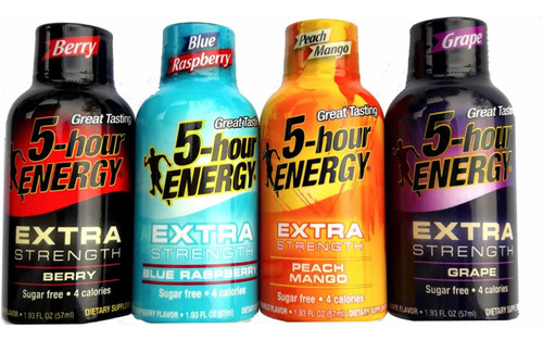 5 Hour Energy Extra Strength 4 Botellas - mL a $99