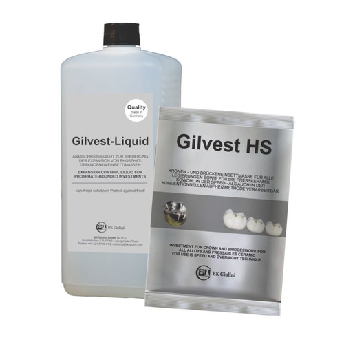 Gilvest Hs Avio 2kg +liq Fija Protesis Revestimiento Dental