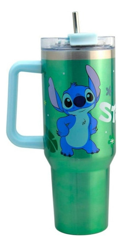 Termos Disney Stitch 1.2 Litros C/u Acero Inoxidable 2 Pzas Azul
