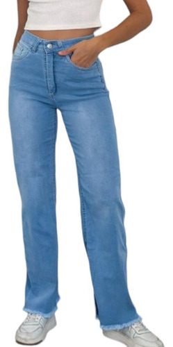 Wide Leg Jeans Elastizado Cleopatra