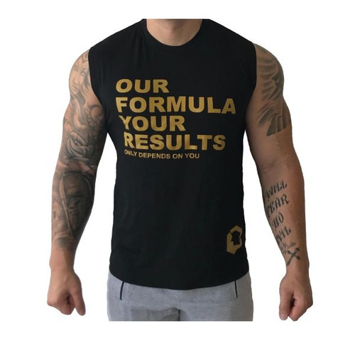 Camiseta Sem Manga Our Formula Your Results