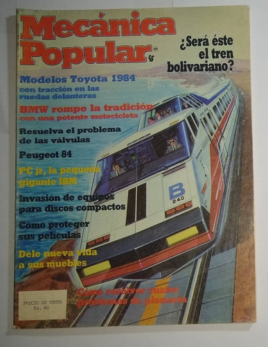 Revista Mecánica Popular Febrero 1984 Vol. 37-2 - Trenes