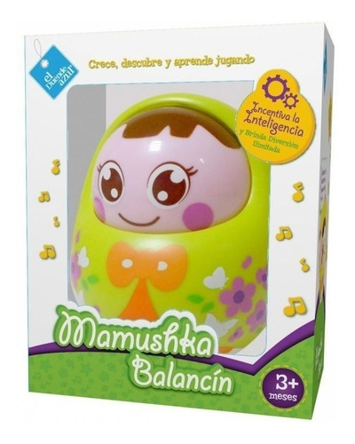 Mamushka Muñeco Balancin 20 Cm Para Bebe El Duende Azul Full