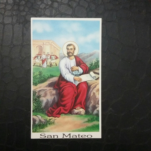 Estampita De San Mateo