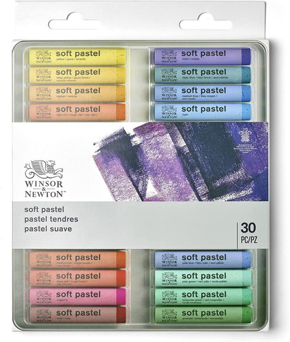 Tiza Pastel Soft Winsor & Newton Caja De Lata X 30 Unidades