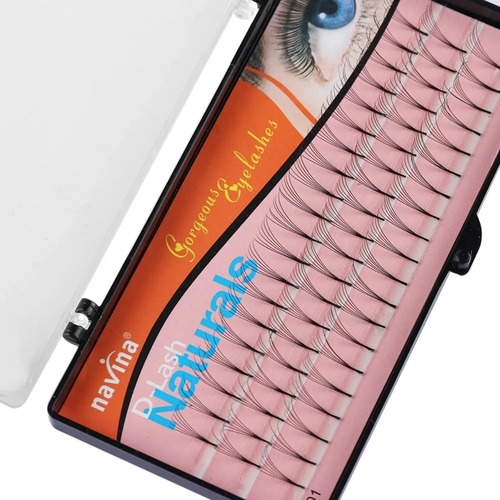 Cílios Tufinho Naturals Sem Nó Cilios Tufo 6d Navina - 4 Uni
