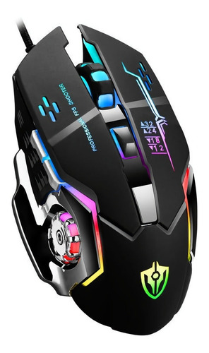 Mouse Shipadoo X7 Pro Rgb 6 Botones Mecanicos 3200dpi Provi