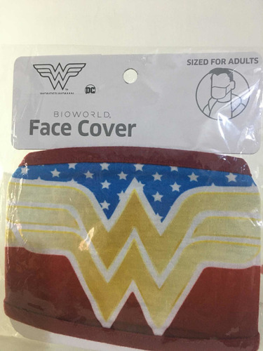 Tapa Boca Decorativo Dc Comic Sondee Woman Adulto