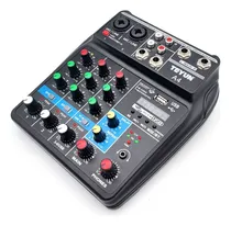 Comprar Mixer De Áudio De 4 Canais, Console De Mixagem De Som
