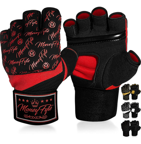 Moneyfyte Guantes De Boxeo De Gel Rápido Para Debajo De Lo.