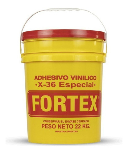 Adhesivo Vinilico Cola Vinilica Fortex X36 X 22 Kg Mueble Mm