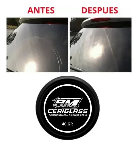 Oxido Cerio 40gr + Shampoo + Paño Microfibra