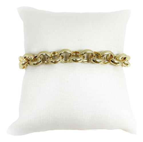 Pulseira Portuguesa Super Grossa Ouro 18k 750