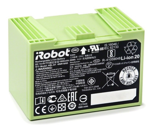 Batería De Ion Litio Para Roomba Series E & I