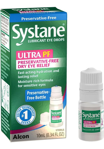 Gotero Systane Ultra Pf Gotas Lubricantes Para Ojos 10 Ml