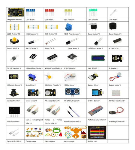 Kit Programación Para Arduino Keyestudio Stem 28 Proyectos