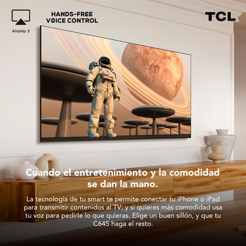 Imagen 10 de 12 de Qled 75 Tcl 75c645 4k Hdr Smart Tv Google Tv