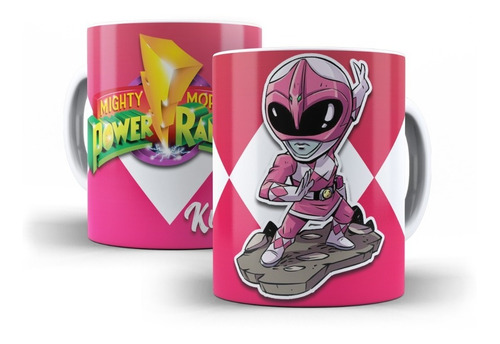 Mugs Power Ranger Rosa Pocillo