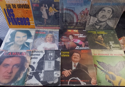 12 Discos Lps Acetatos Los Panchos Alfredo Lisandr Combo 013