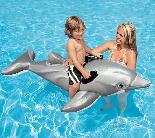 Delfin Inflable Mediano Intex  Flotador Niños Ref. 58535