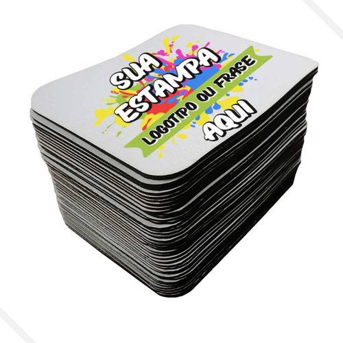 Mouse Pad Personalizado 18x22 Cm Emborrachada 200 Un