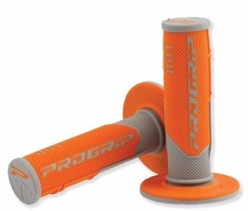 Puños Pro Grip Progrip Manoplas Motocross Naranja Gris  ®