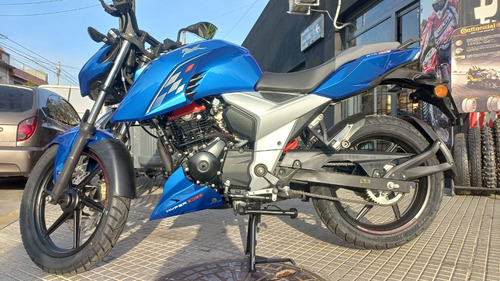 Imagen 8 de 24 de Tvs Rtr 160 New Model Azul Tipo Ns Fz Gixxer Motovega