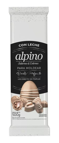 Chocolate Lodiser Alpino Con Leche Tableta X 500g Pascuas