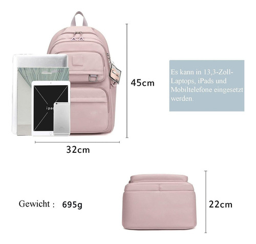 Mochila Escolar Juvenil Mochila Impermeable Mochila Para