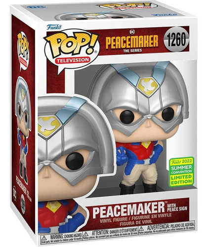 Funko Pop Dc Peacemaker With Peace Sign Sdcc 2022