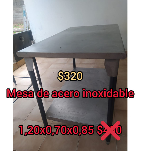 Mesa De Acero Inoxidable 