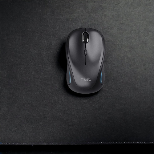 Mouse Inalambrico Trust Yvi Fx Retroiluminado Black 22333-03