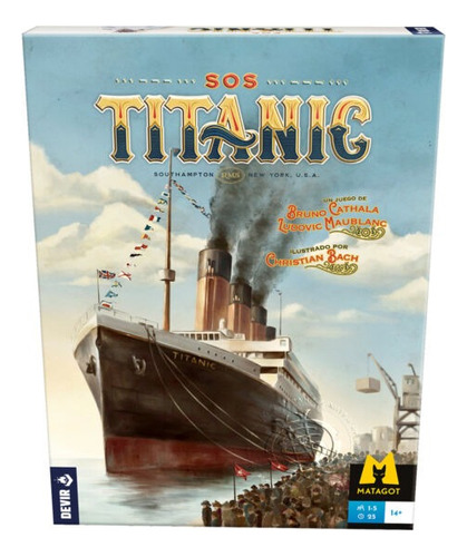 Sos Titanic Juego De Mesa Familiar Estrategia De Devir M4e 