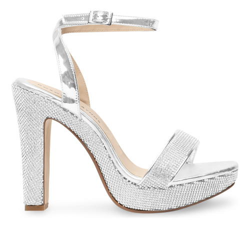 Sandalia Raquel Color Plata D17110001612