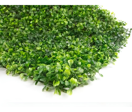 10 Piezas Muro Verde Follaje Artificial Sintentico 60x40 Cms